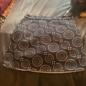 Navy blue white Micheal Kors skirt